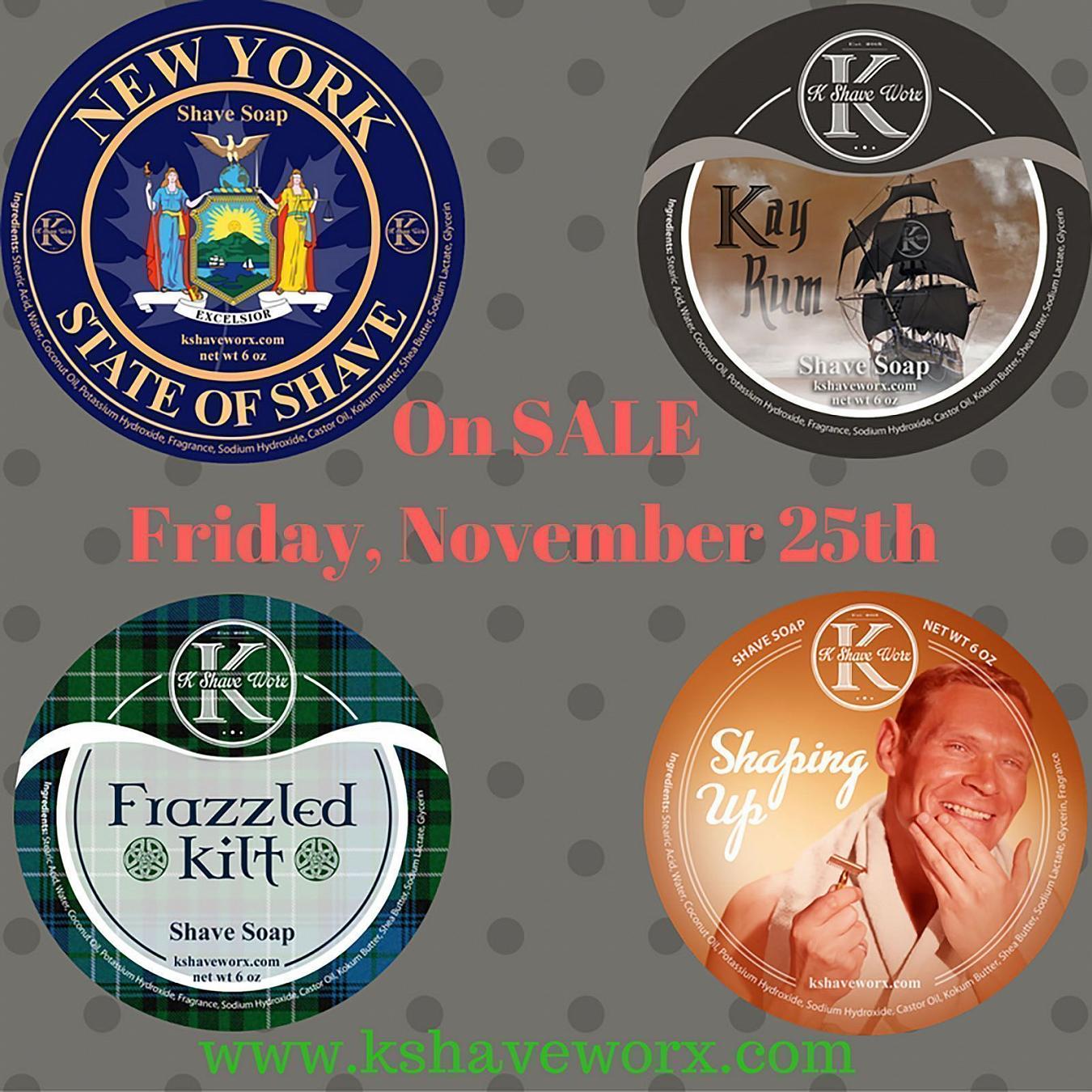 K Shave Worx Black Friday Releases